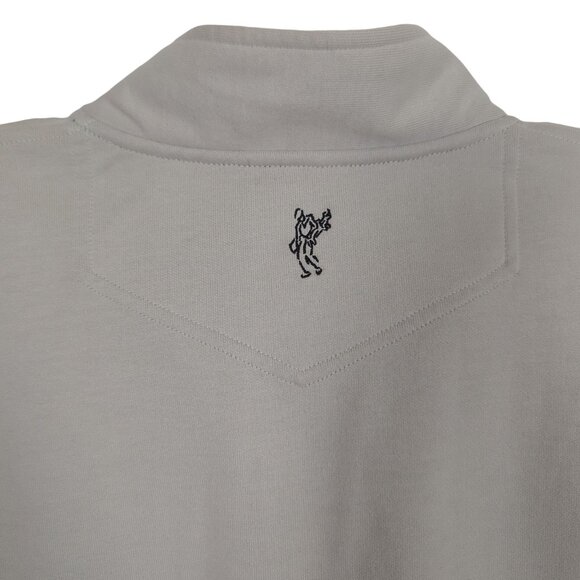 Ashworth TexAgs Light Beige Quarter Zip Pullover long sleeve Sweatshirt 2XL‎ - Picture 4 of 14